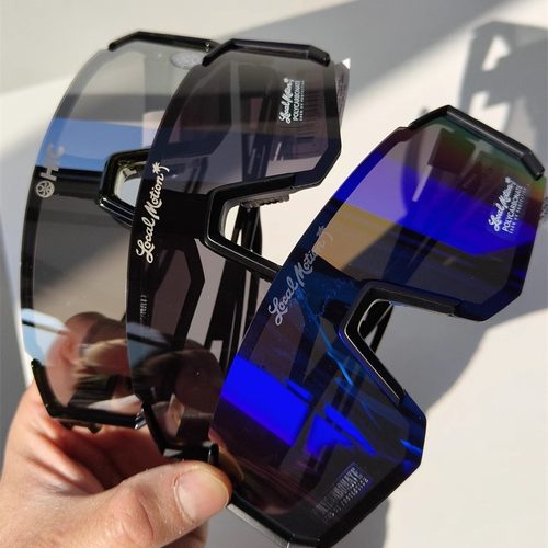 美单跨境中性男女骑行风镜太阳镜墨镜轻量化电镀镂空防晒运动眼镜