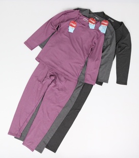 韩单女子超轻保暖内衣套装秋冬衣裤上衣裤子保暖打底内衣长袖长裤