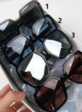 欧单女子夏季超大框大框墨镜高质感3类遮阳镜防晒太阳镜偏光镜