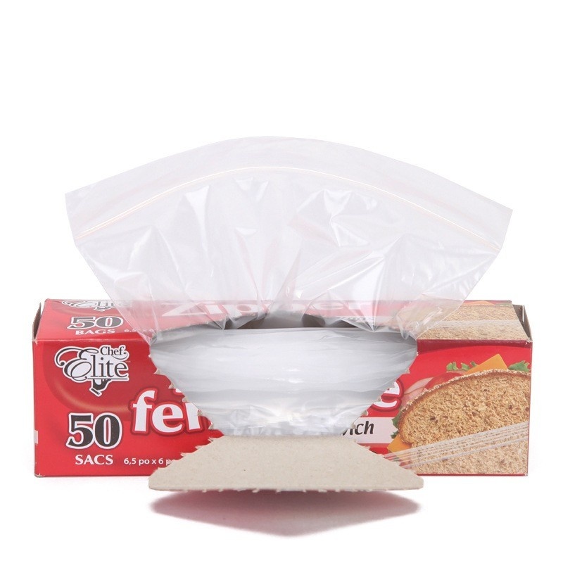 欧单 食品级pe家用厨用保鲜袋 零食 坚果自封袋 小号
