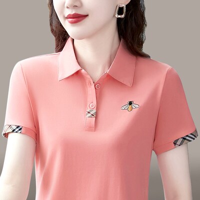 洋气短袖T恤女夏装时尚妈妈