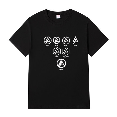 Linkin Park林肯公园Meteora专辑短袖t恤男装摇滚乐队纯棉衣服夏
