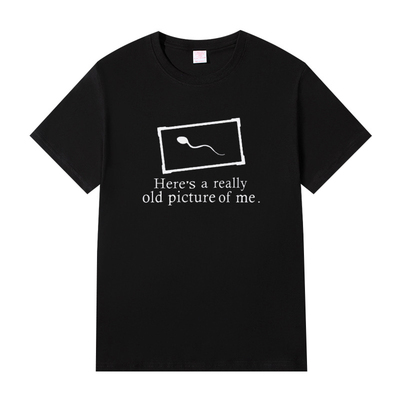 趣味搞笑小蝌蚪短袖T恤纯棉