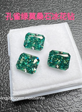 彩色孔雀绿湖水蓝雷迪恩冰花切