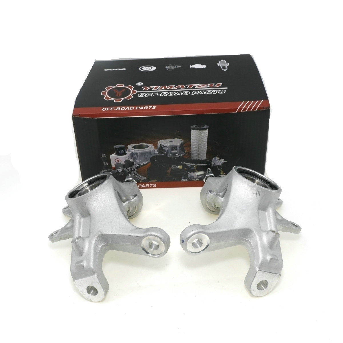四轮沙滩车前左右羊角转向节适用YAMAHA 于Grizzly 550 Yfm550