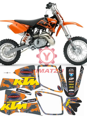 摩托车KTM50SX 50CC小越野3M贴花贴纸车贴