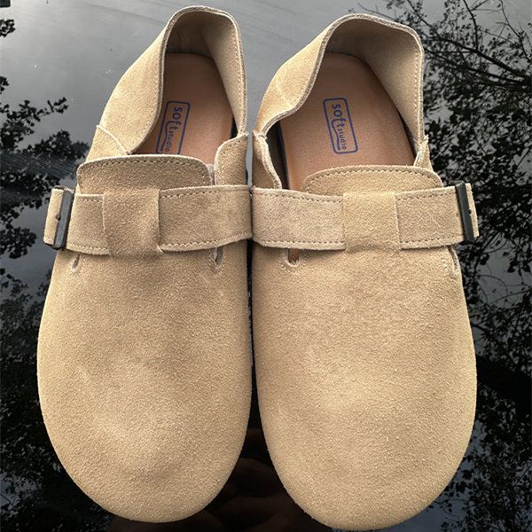 桑诺贝克秋冬真皮全包勃肯鞋