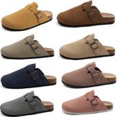 桑诺贝克博肯鞋 一脚蹬休闲平底文艺 男女学生百搭春秋软木包头拖鞋