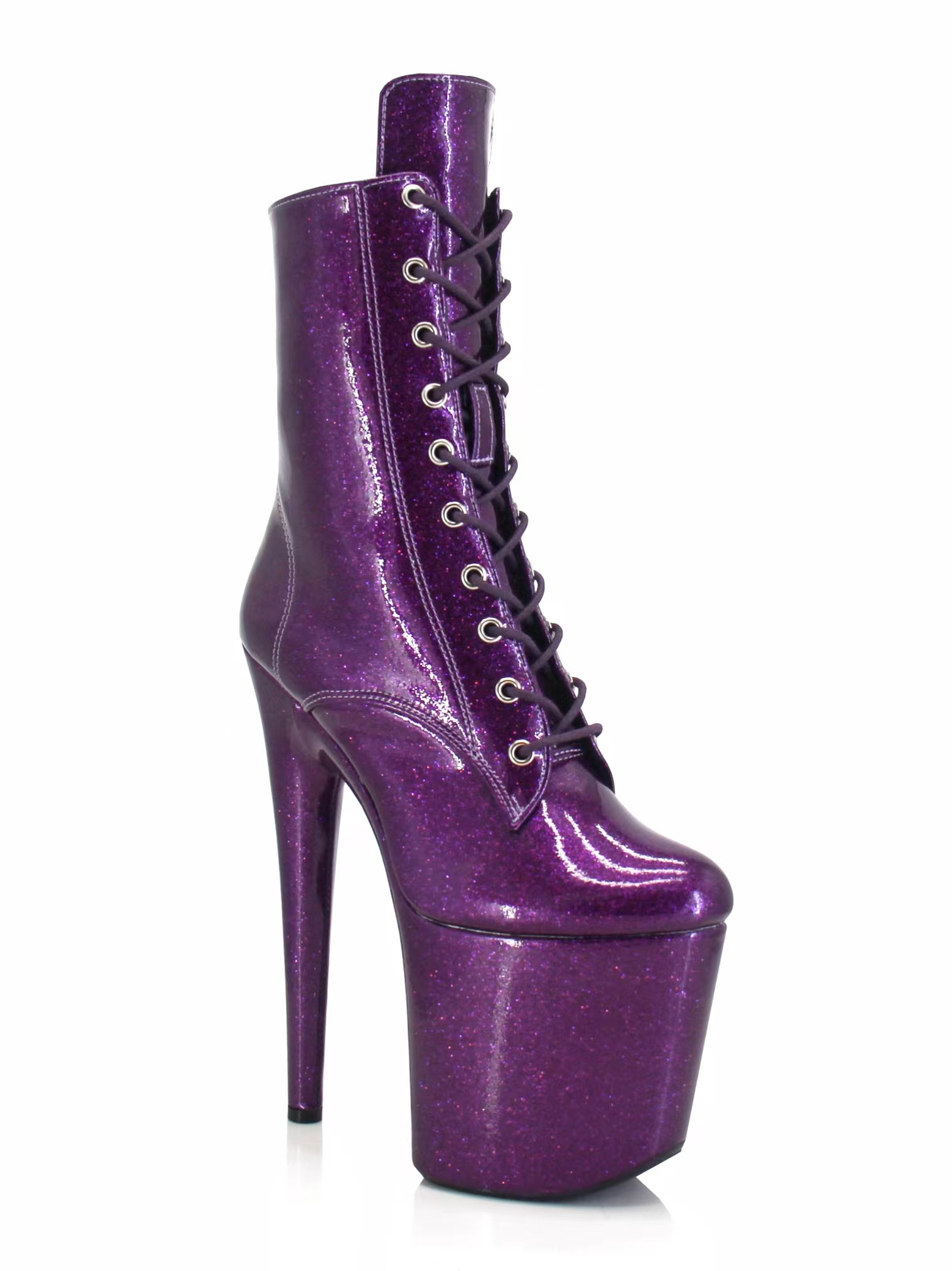 20CM超高跟鋼管舞鞋短靴