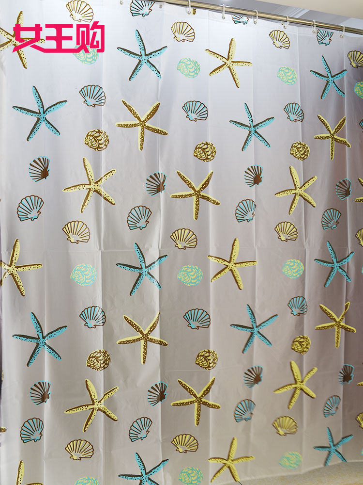 防水加厚浴帘隔断帘卫生间布帘