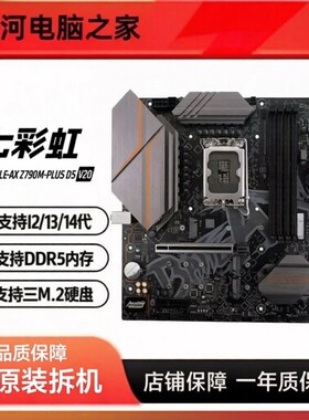七彩虹BATTLE-AX Z790M-PLUS D5 V20 D5内存 1700针 多显卡M.2 新