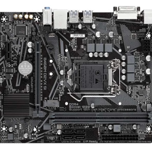 新到 技嘉B460M D2VX SI 支持10代CPU 带M.2 接口 质保一年