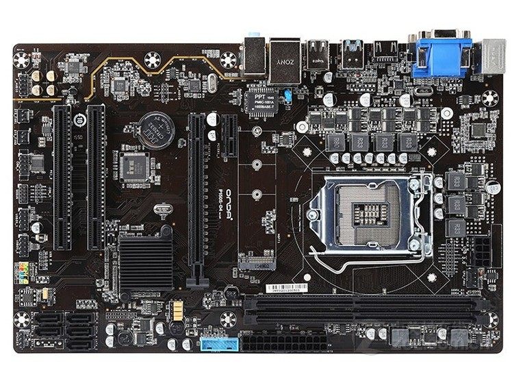 b150主板 昂达p150s-d4 ddr4 1151针6代7代cpu vgadvi hdmi m.2口