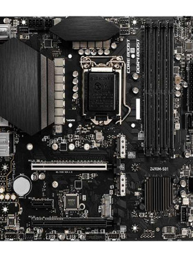 冲新 MSI/微星 Z490M-S01 Z490M小板 支持10代CPU 双M.2接口