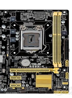 冲新Asus/华硕 B85M-K B85M-F主板 1150针 集成显卡小板 保一年