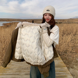 现货数据款！咖色大毛领短款羽绒服【90绒】B260-5357-P265K358，女装羽绒服，芭图娜