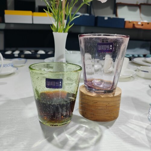 罗派彩色透明高硼硅玻璃杯家用
