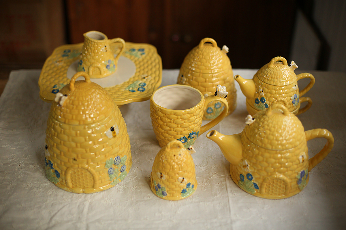 清仓包邮蜜蜂造型系列茶壶餐具