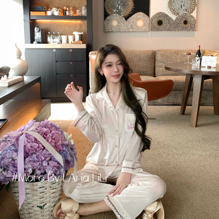 LAria爱丽丝 睡衣女长袖金丝绒薄绒少女秋冬款2026新款家居服秋季