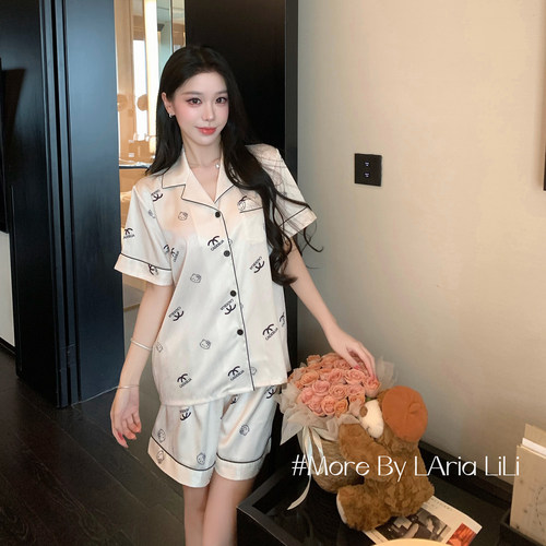 LAria小香kt 睡衣女冰丝2026新款夏季套装卡通纯欲风高级感家居服