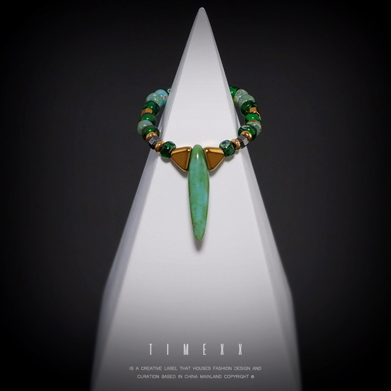 TIMEXX小众原创手作串珠戒指