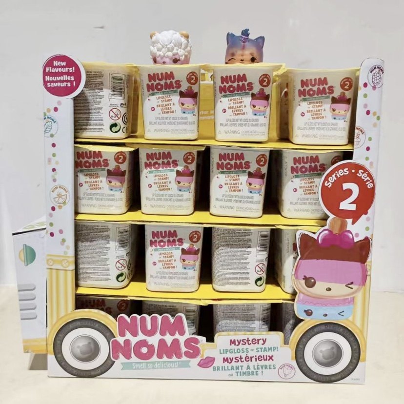 POSITIVE NUM NOMS 향기로운  아침 도시락 도시락 씰 립스틱 요구르트 상자 2세대 블라인드 박스 미스터리 포트 5세대