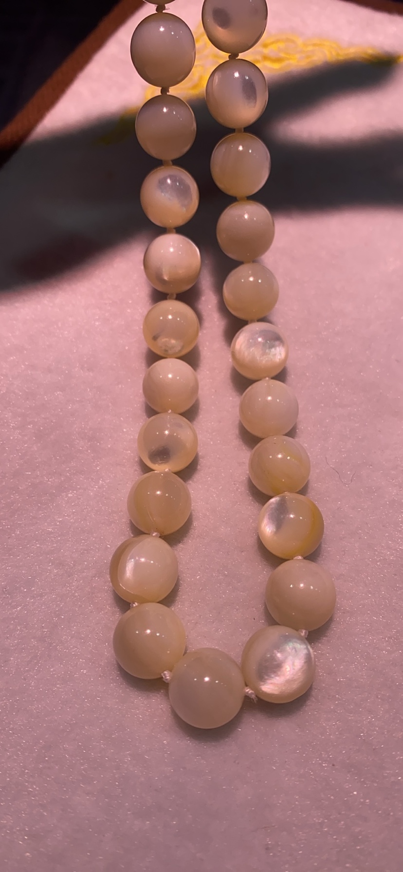 天然海水珍珠贝壳项链