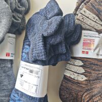 Three pairs of M1-041 men's socks from Uniqlo Japan are randomly selected in each pack thumbnail 2