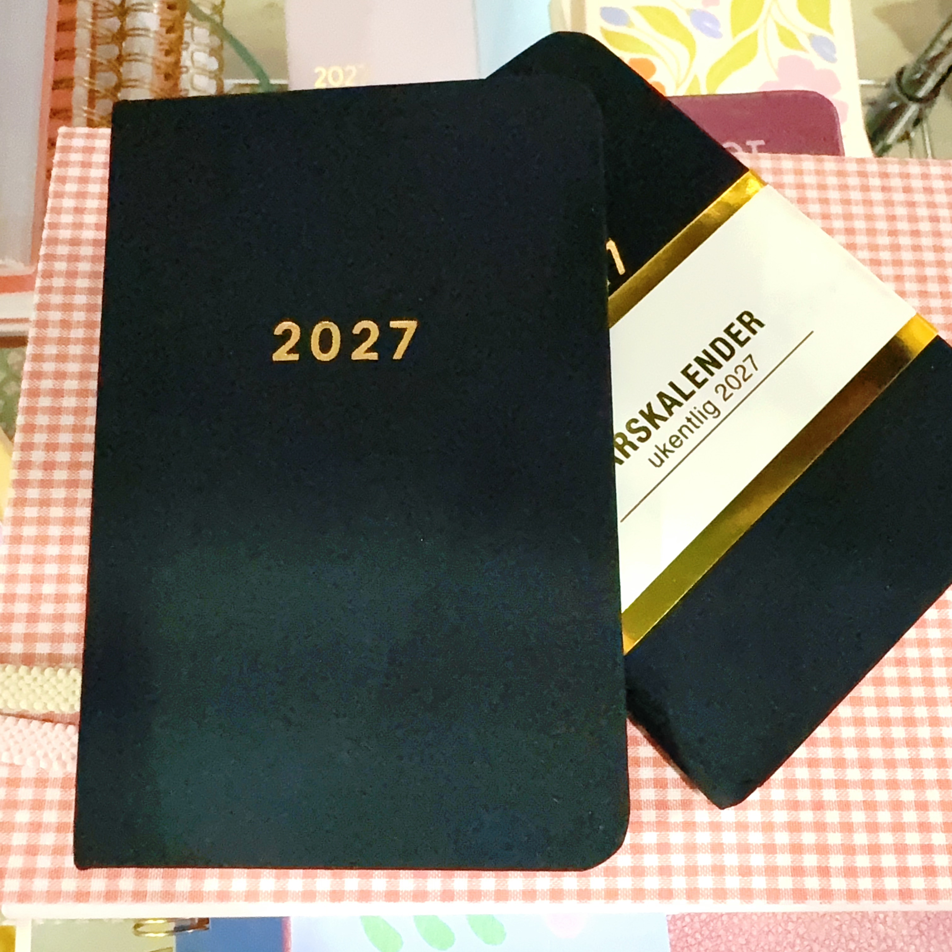 S241 挪威布面周计划迷你随身日程本一本A7 满20元包邮图片