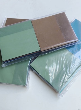 外贸美国十色透明便利贴 三包共1500张7.5*7.5cm S1-251