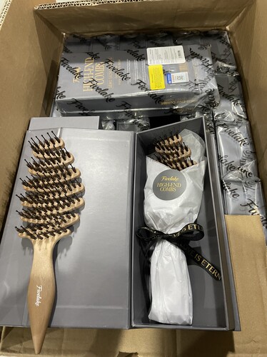 新款限定 福利 外贸猪鬃 梳子1个 山姆超市同款