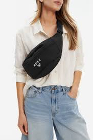 纯原冲浪品牌ROXY尼龙胸包腰包男女同款  孤品 售完无补