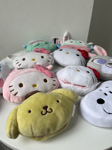 最后数量 日单尾货 卡通毛绒零钱包挂包 玩偶娃娃 kitty零钱包