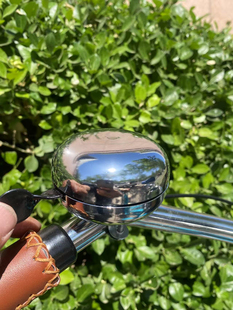 复古cargo自行车钢铃铛大板铃 “大号80mm直径。