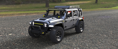 创客模型CK5811牧马人1/7攀爬车RC遥控车仿真越野车电动玩具