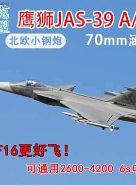 风范模型70涵道EPO鹰狮JAS-39A/C像真机固定翼涵道练习机遥控飞机
