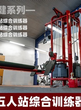 五人站综合训练器 四人站八人站力life健身fitnes 大小飞鸟龙门架