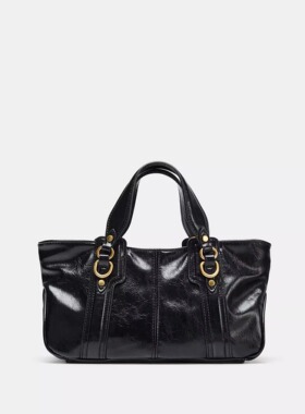 Z家2025秋季新品女包欧美时尚通勤金属细节装饰手提斜挎手拿包潮