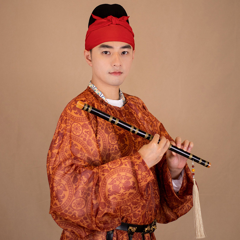 【砚滨纱】唐代汉服复原服饰配饰帽子黑色幞头巾子套装3d打印现货