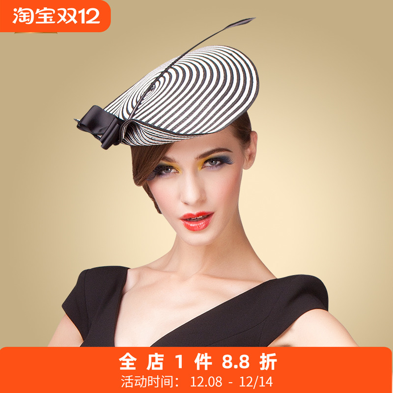 时尚圆顶明星同款羽毛