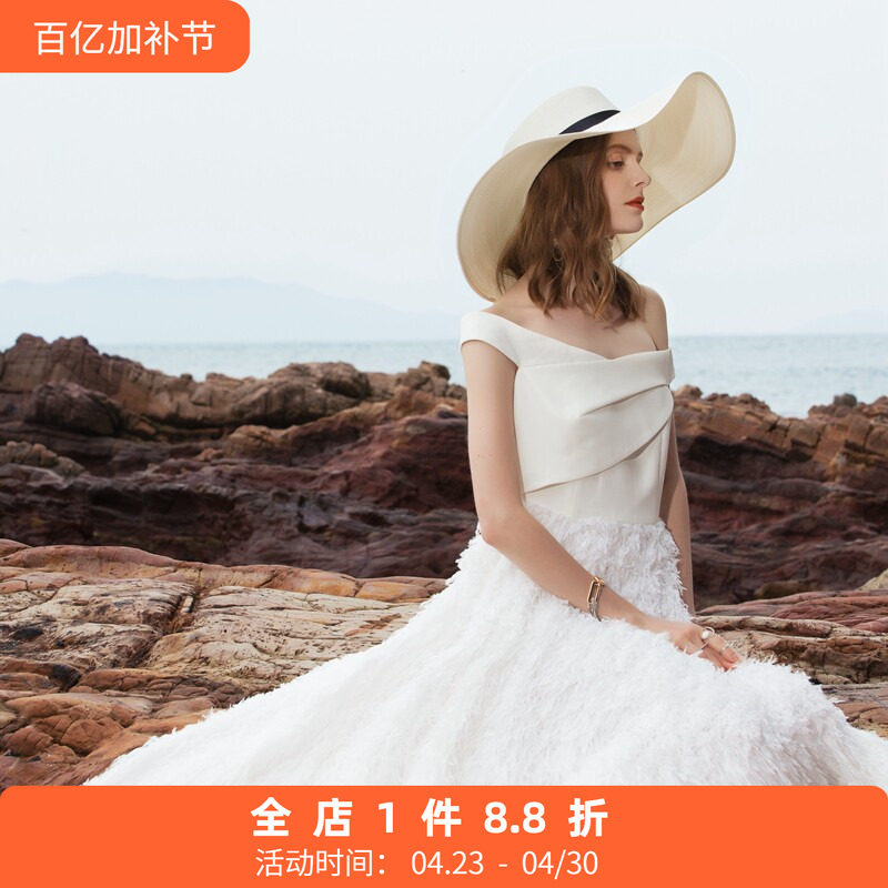 EE草帽女度假时尚夏天遮阳帽防晒防紫外线超大沿出游沙滩帽子女