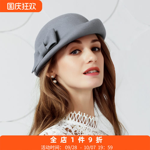 秋冬甜美可爱风毛呢贝雷帽