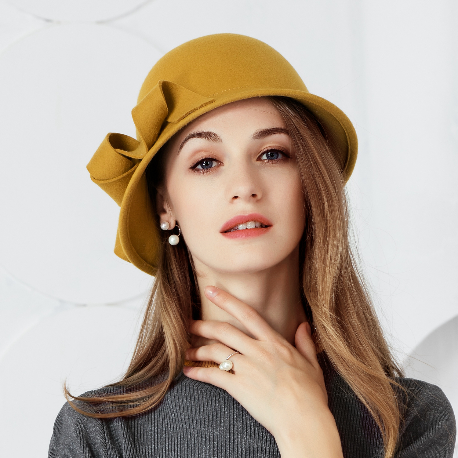 出游帽子eeee秋冬帽子优雅秋冬