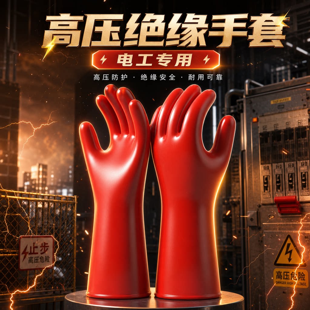 高压绝缘手套电工专用防水防油防护手套35kv25kv12kv带电作业工作