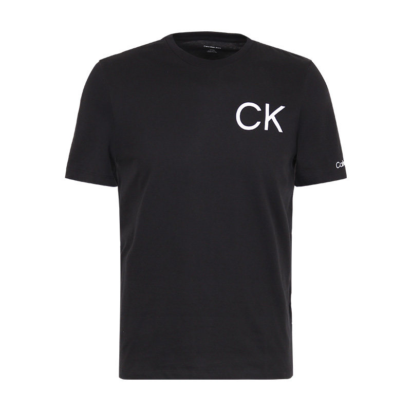 Calvin Klein/卡尔文·克雷恩CK男款简约短袖春夏百搭休闲短袖T恤