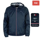 瑕疵 Tommy Hilfiger汤米男款 连帽拉链防雨外套简约时尚 上衣