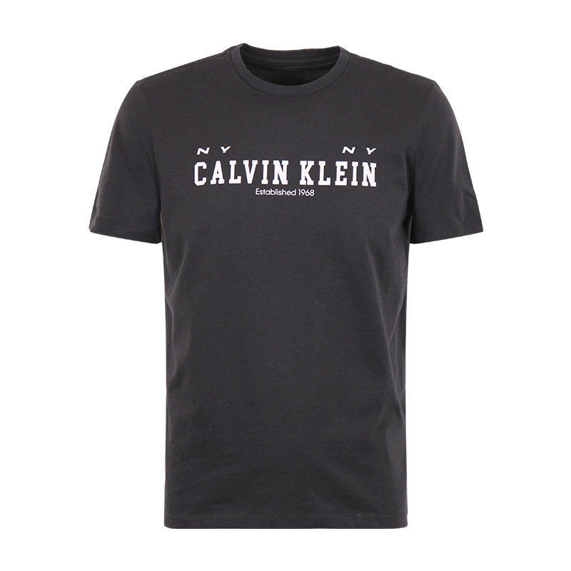 Calvin Klein/卡尔文&middot;克雷恩CK男款时尚圆领短袖T恤新款潮流半袖