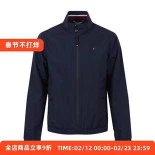 TOMMY HILFIGER汤米希尔费格男款休闲春季立领时尚新款外套微弹力