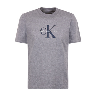 Calvin Klein/卡尔文·克雷恩CK男款舒适简约半袖休闲运动短袖T恤