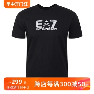 EA7短袖 T恤休闲字母半袖 ARMANI安普里奥阿玛尼男士 EMPORIO 现货